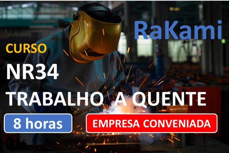 TREINAMENTO NR34 – TRABALHO A QUENTE – 8 HORAS